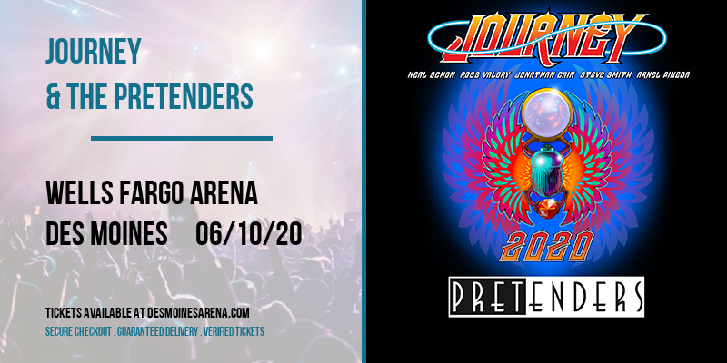 Journey & The Pretenders at Wells Fargo Arena tickets Journey & The Pretenders at Wells Fargo Arena