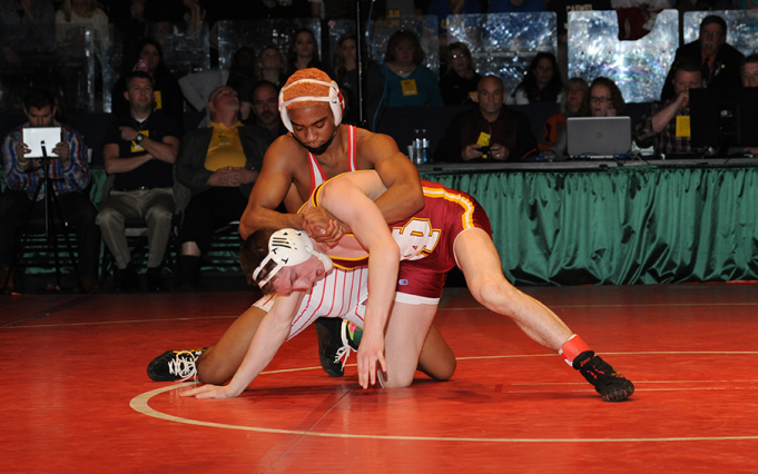 IHSAA State Wrestling Tournament: Finals - Session 8 at Wells Fargo Arena