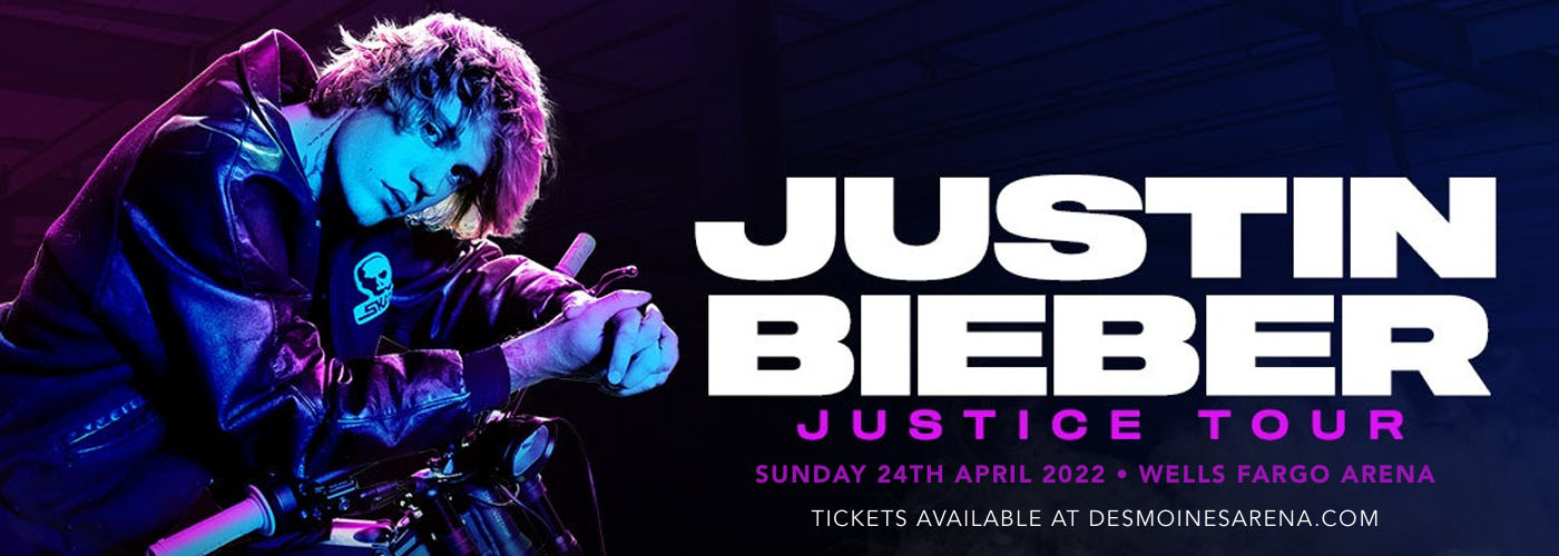 Justin Bieber at Wells Fargo Arena tickets Justin Bieber at Wells Fargo Arena