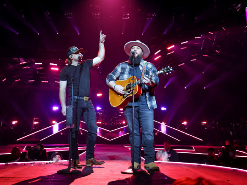 Morgan Wallen & Larry Fleet at Wells Fargo Arena