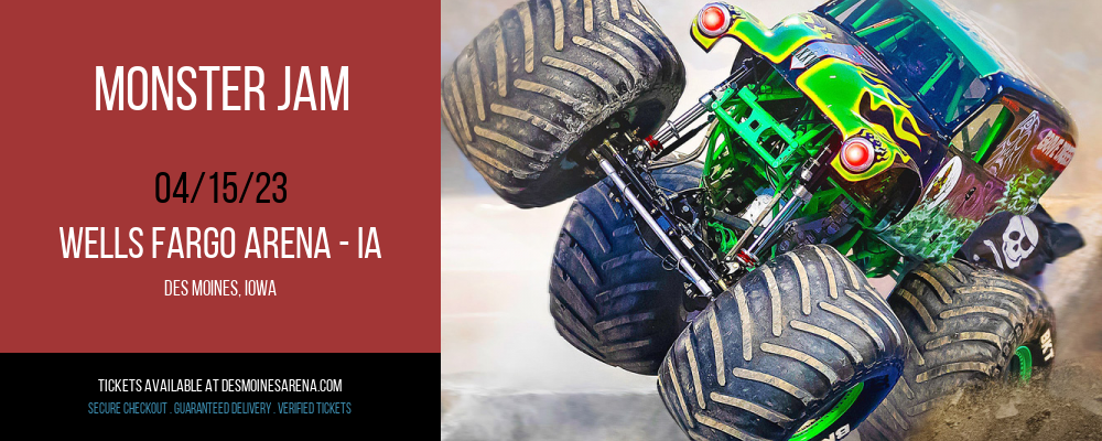 Monster Jam at Wells Fargo Arena tickets Monster Jam at Wells Fargo Arena