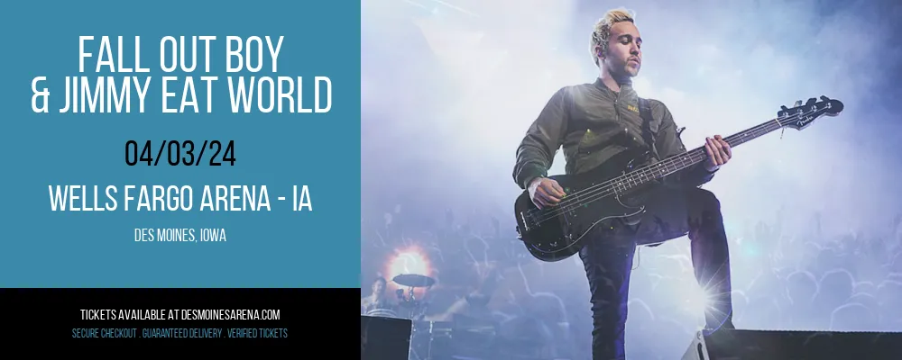 Fall Out Boy & Jimmy Eat World at Wells Fargo Arena - IA