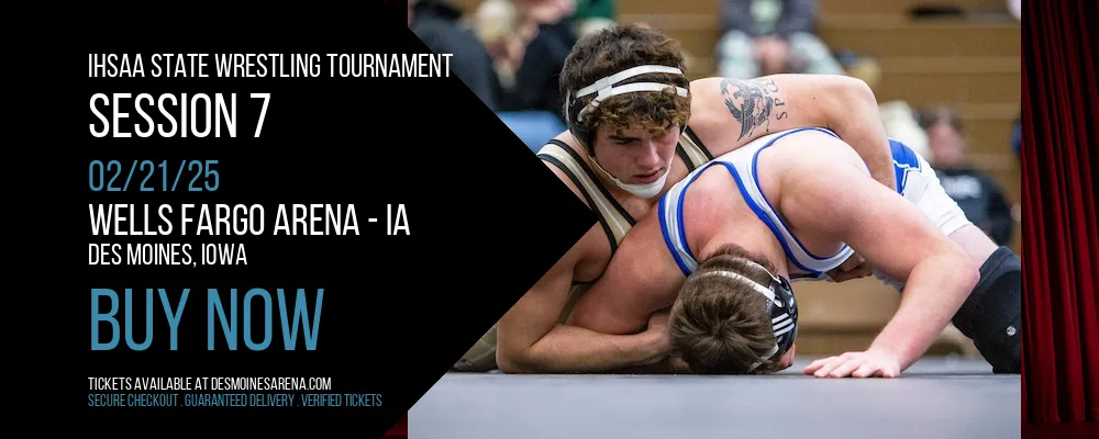 IHSAA State Wrestling Tournament - Session 7 at Wells Fargo Arena - IA